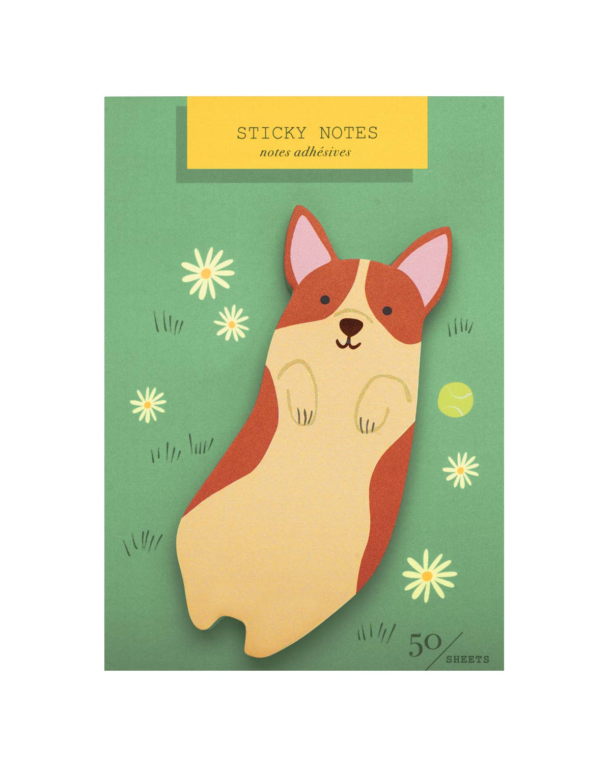 Corgi  Die Cut Sticky Notes