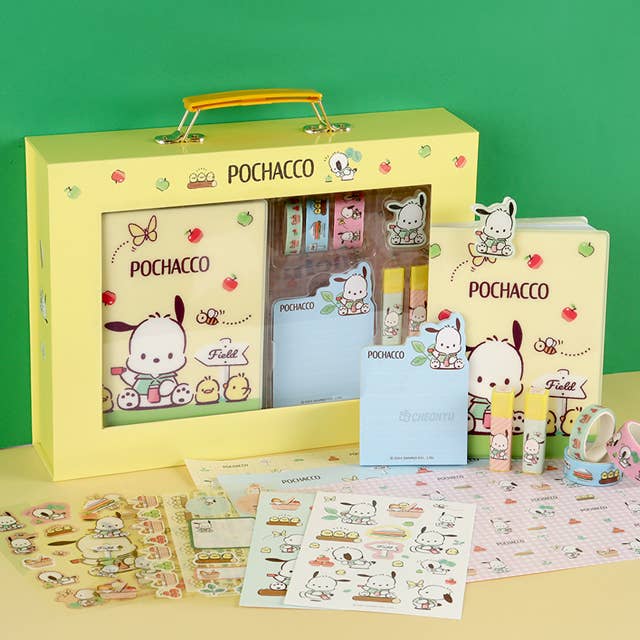Pochacco Cute Diary Deco Bag Set/ Sanrio/ gift set