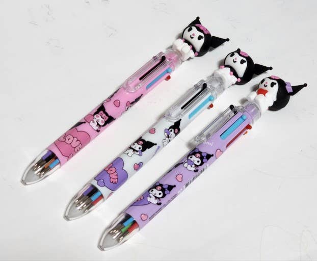 Sanrio Characters 6 Color Ball Point Pencil- 0.7mm : Hello Kitty