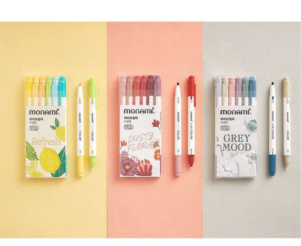 Monami 8 pen set| Colourful pen set: Refresh