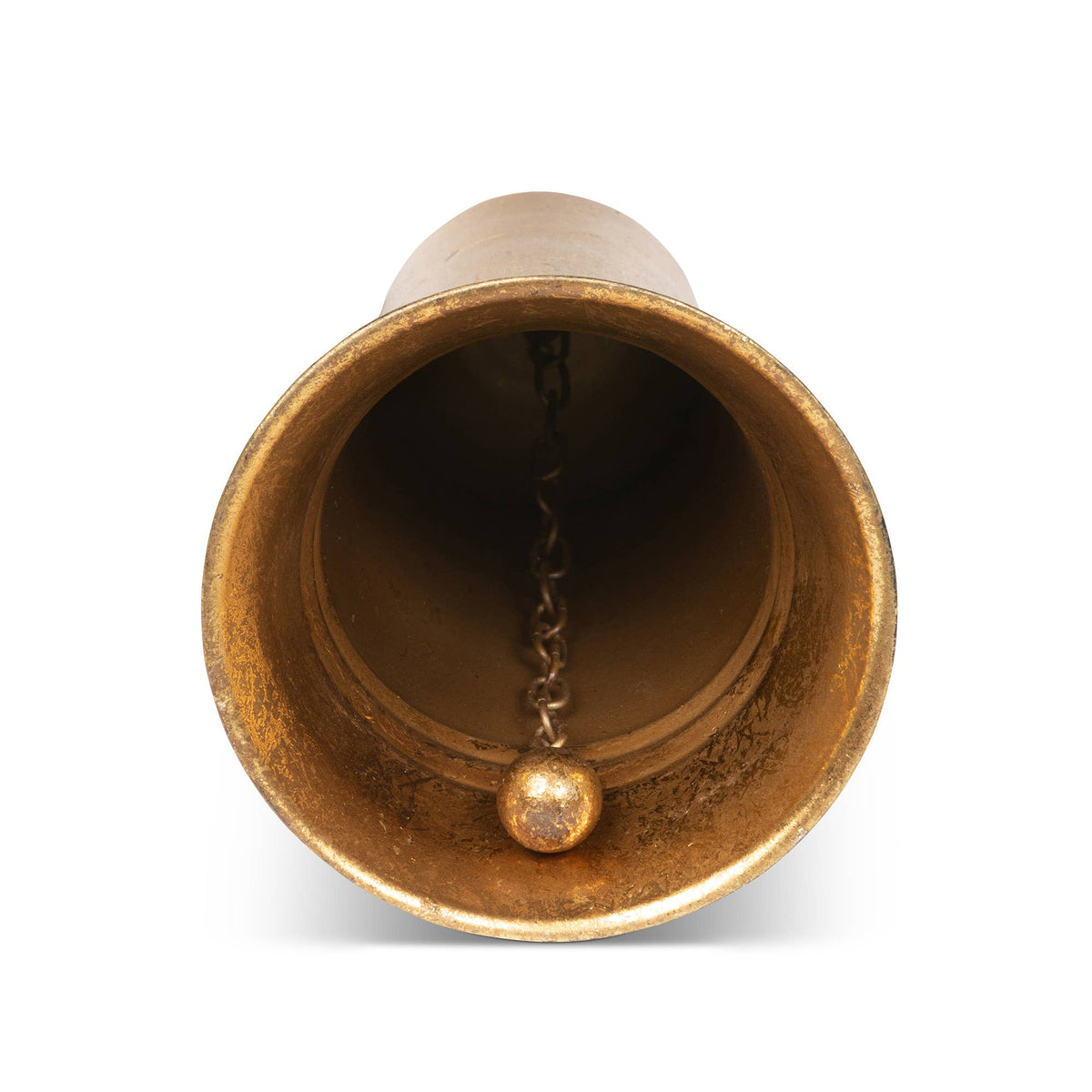 Carillon Antique Gold  Metal Bell, 10"