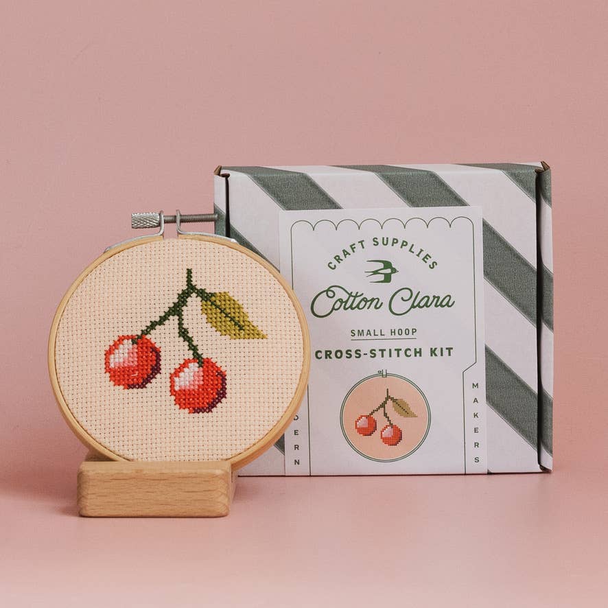 Cherry Cross Stitch Kit