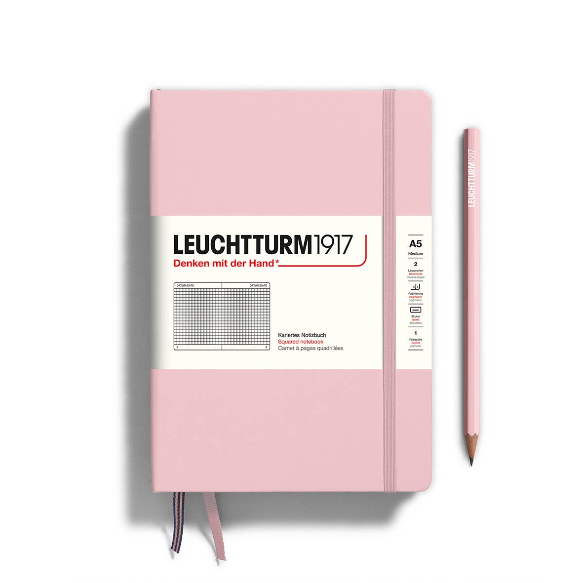 Notebooks - Medium (A5): Lilac / Hardcover / Plain