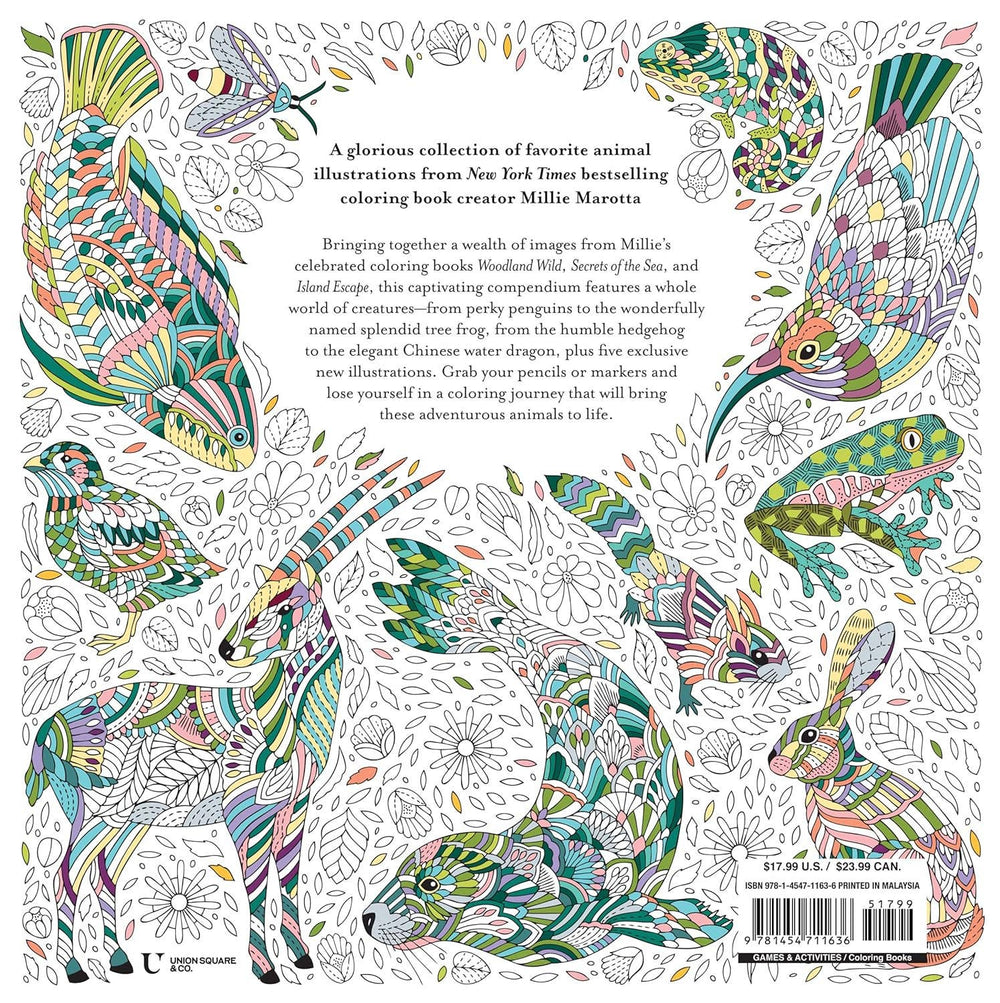 Millie Marotta's Animal Adventures Coloring Book