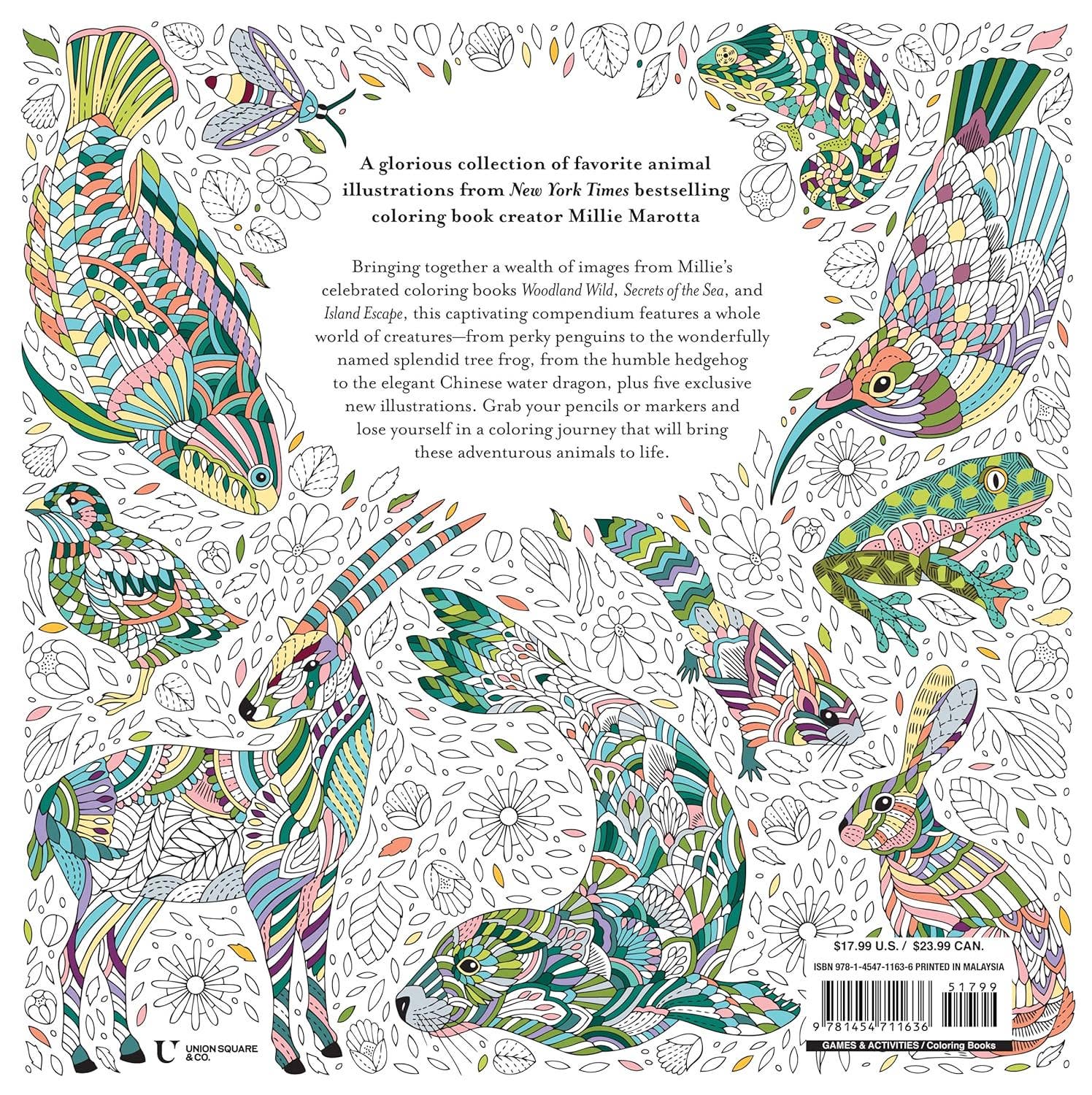 Millie Marotta's Animal Adventures Coloring Book