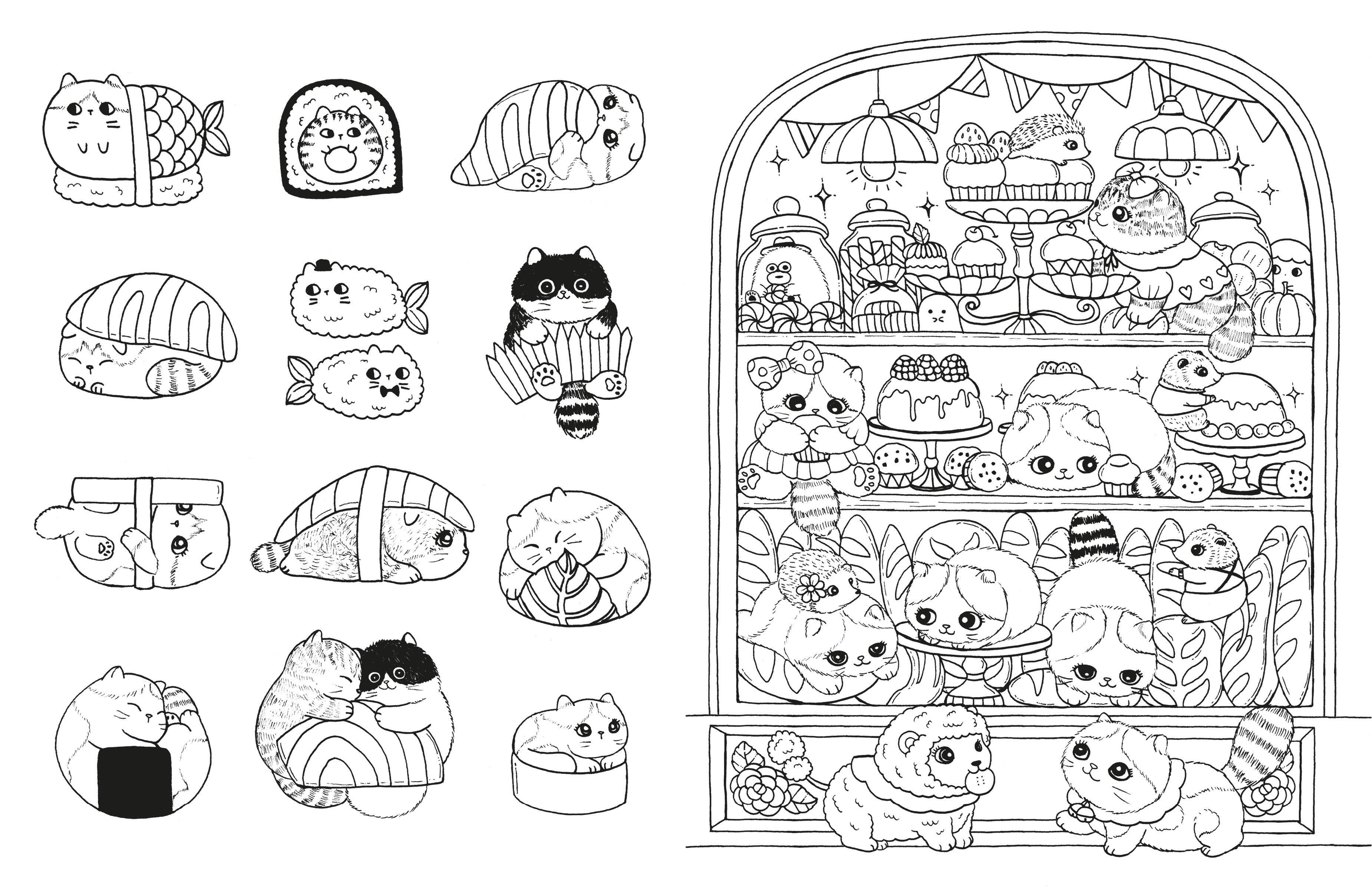 A Million Kittens: Adorable Felines to Color