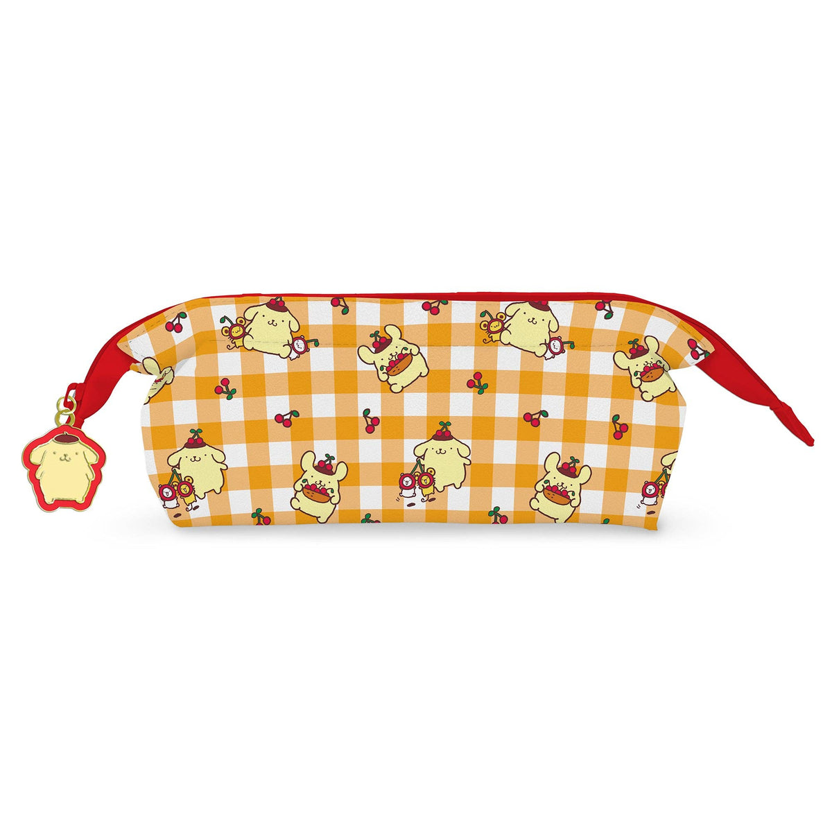 Sanrio Pompompurin Cherry Picnic Charmed Pencil Pouch by Studio Oh!