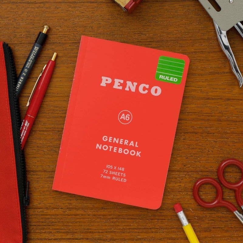 Soft PP Notebook Ruled / A6: White