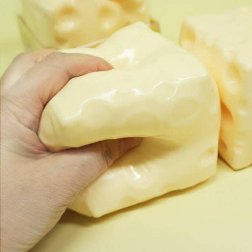 Premium Cheese Squishy Toy Super Soft Jumbo Stress Relief