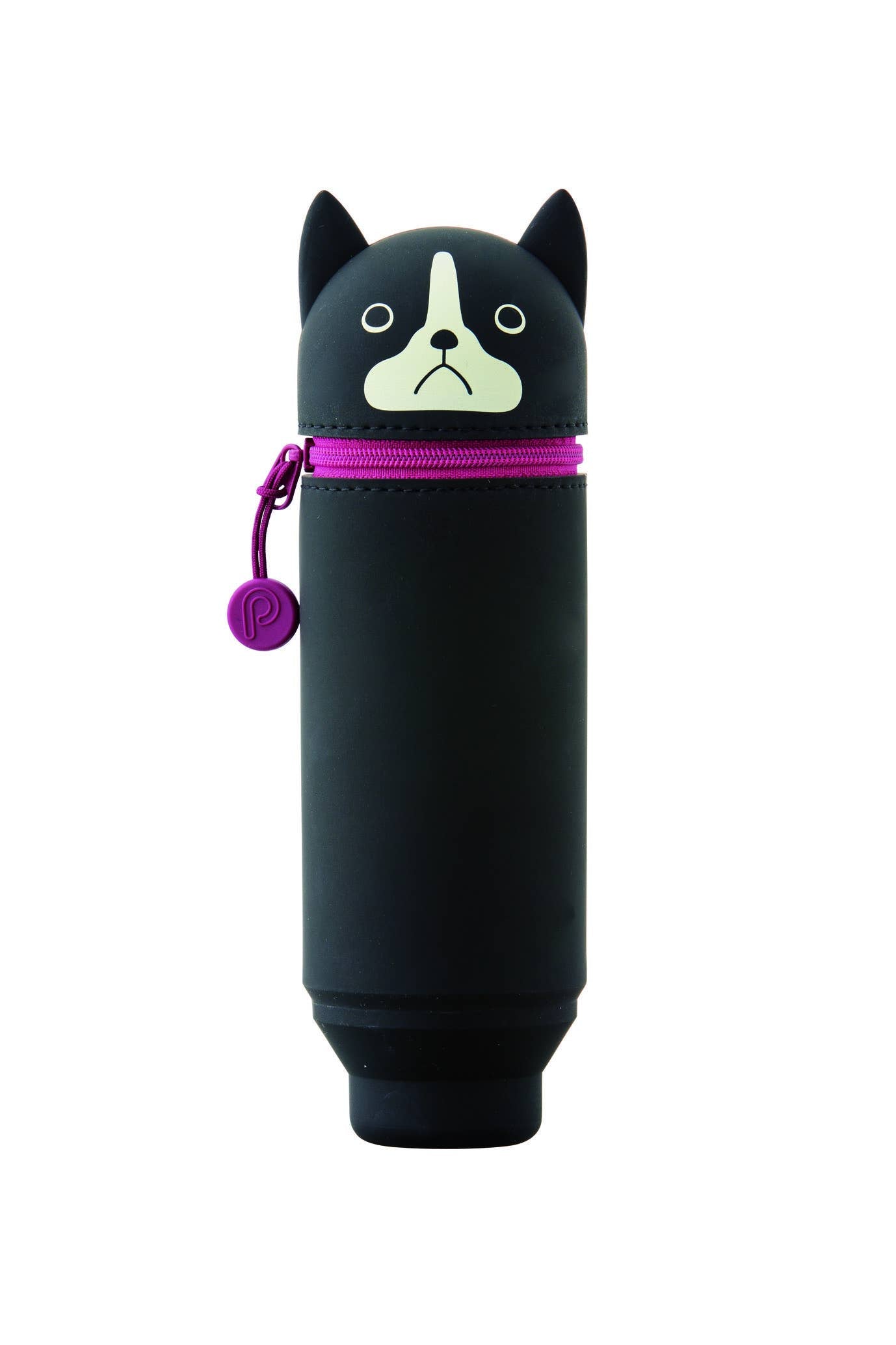 PuniLabo Stand Up Pen Case: Black Rabbit