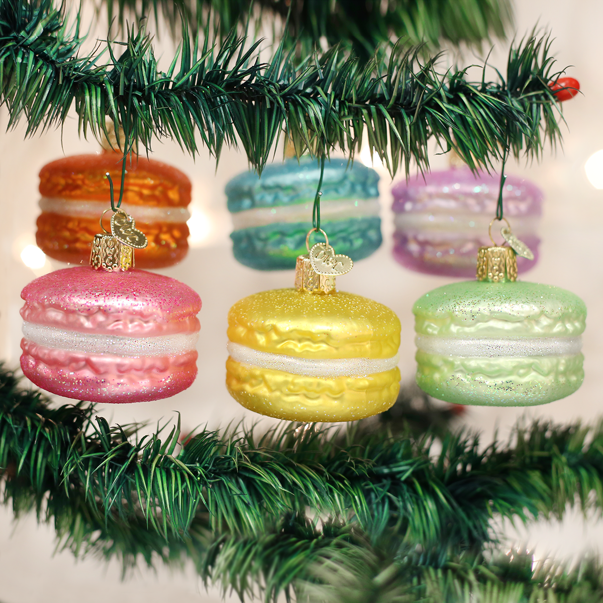 Macaron Ornament - Set of 6