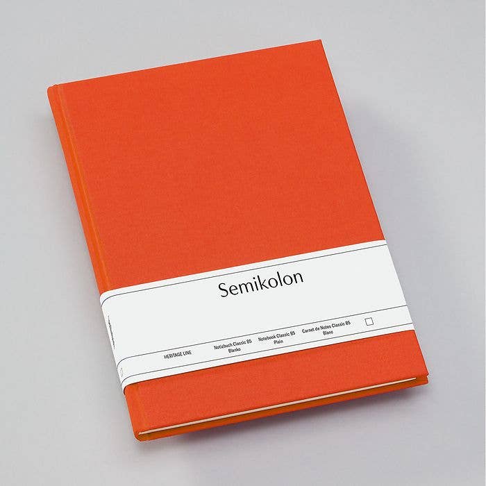 Heritage Line - Notebook Classic: Plain / B5 / Orange