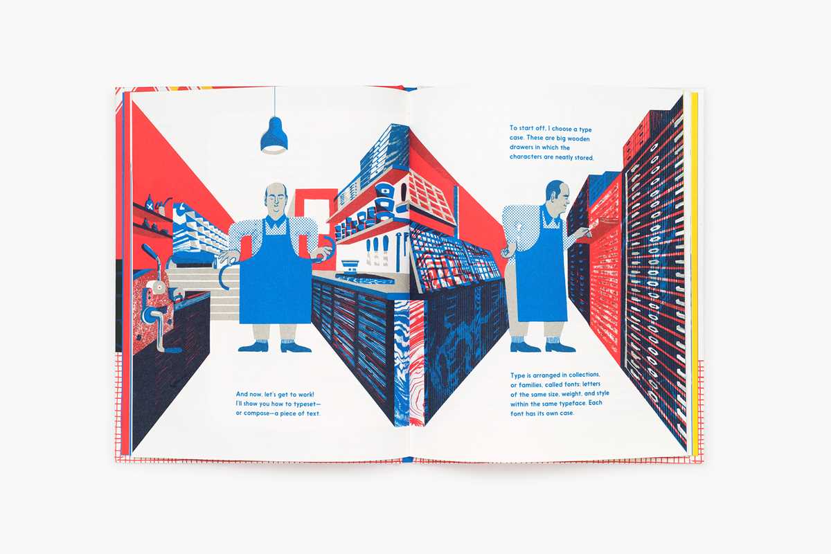 Meet the Typographer by Gaby Bazin: Hardcover; 40 pages / English