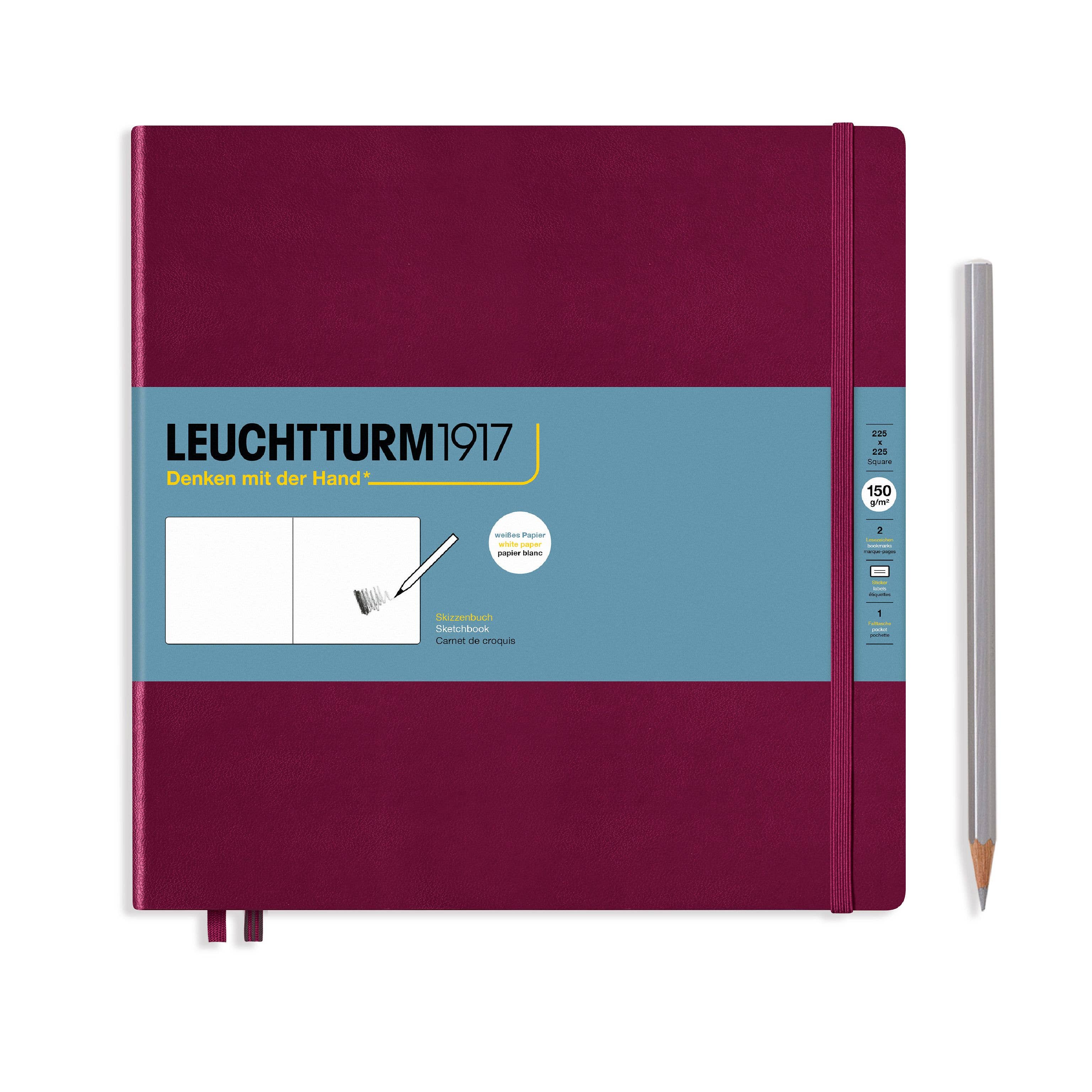 Sketchbooks - 150g/m² Paper Plain: Square / Black