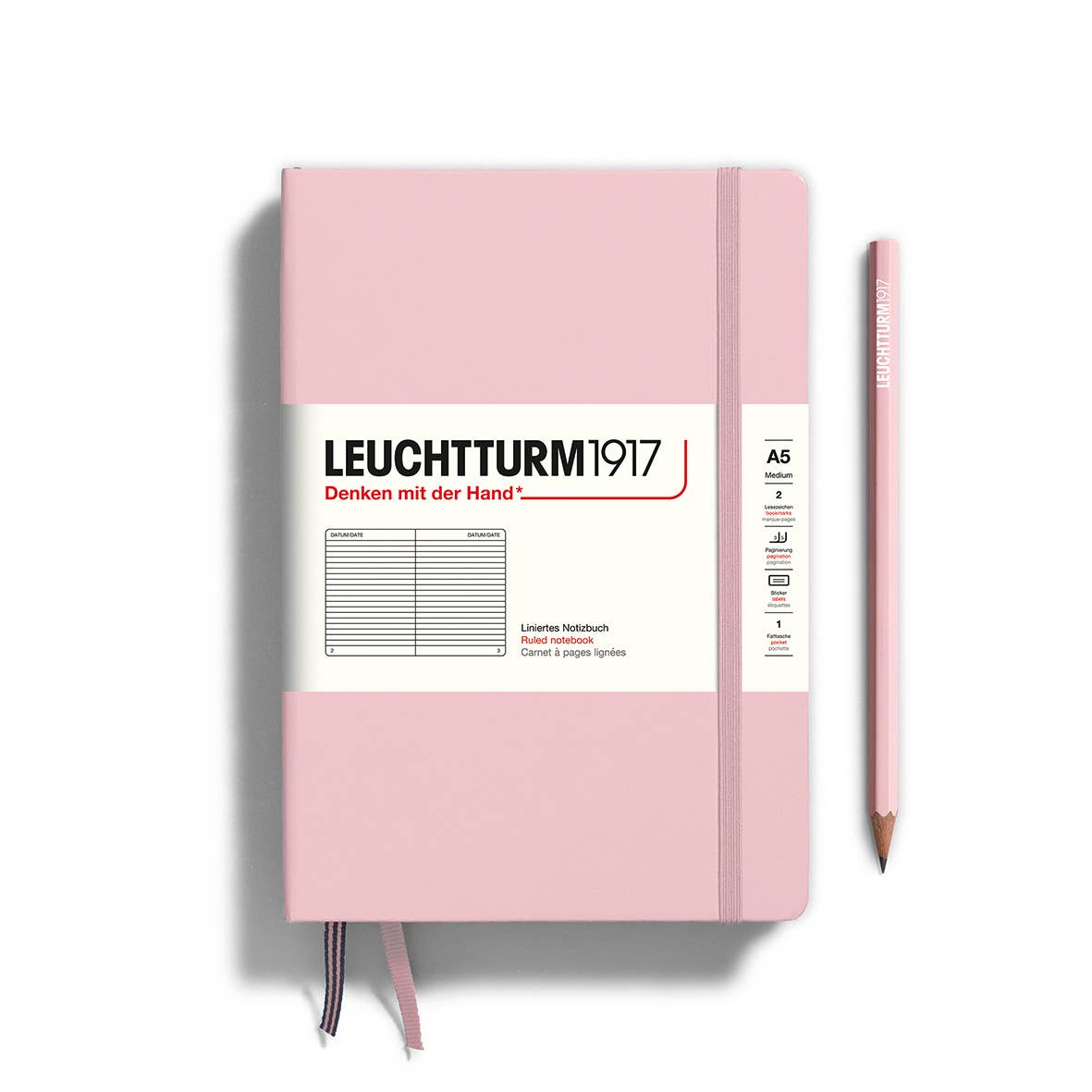 Notebooks - Medium (A5): Lilac / Hardcover / Plain