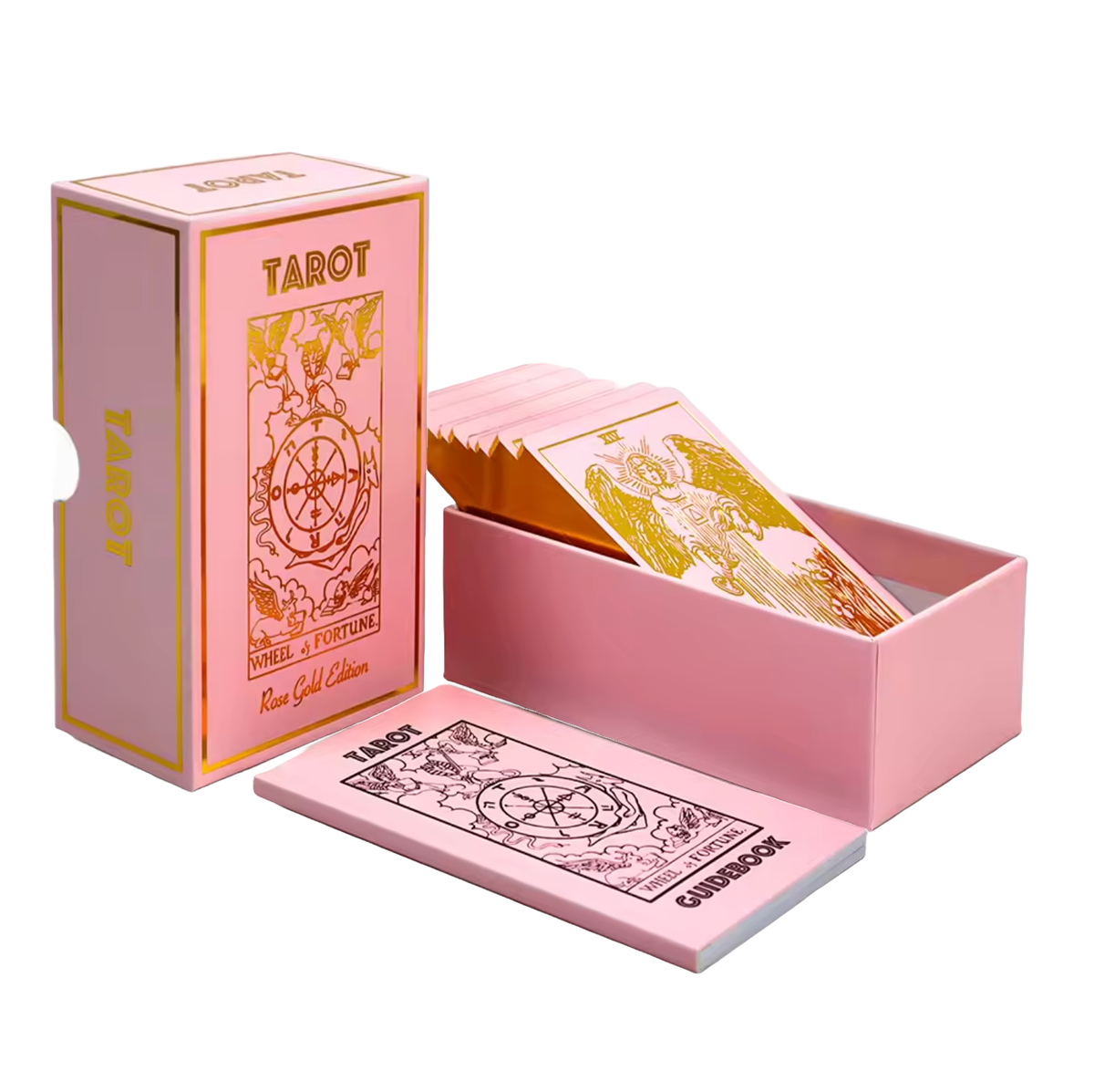 Rose Gold Tarot & Guide | Classic Tarot Design and Gold Foil