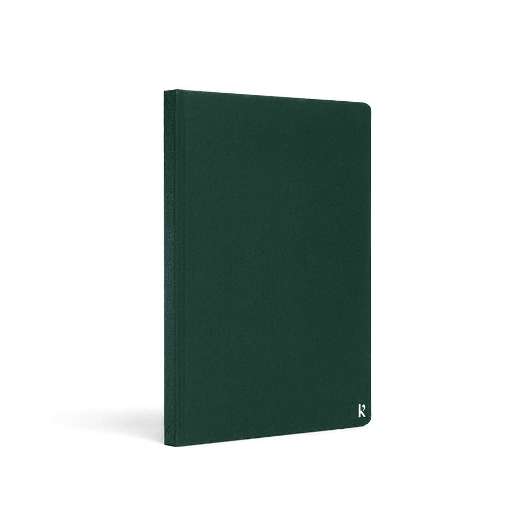 Karst - A5 Hardcover Notebook - Lined: Black