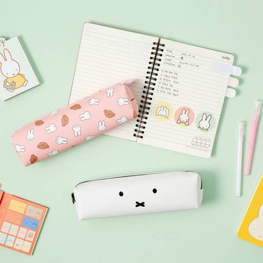 Miffy Stick Pencil Case/ Multi Pouch: White