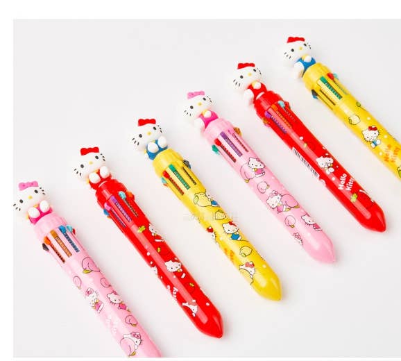 Hello Kitty Figure Mini 10-Color Pen