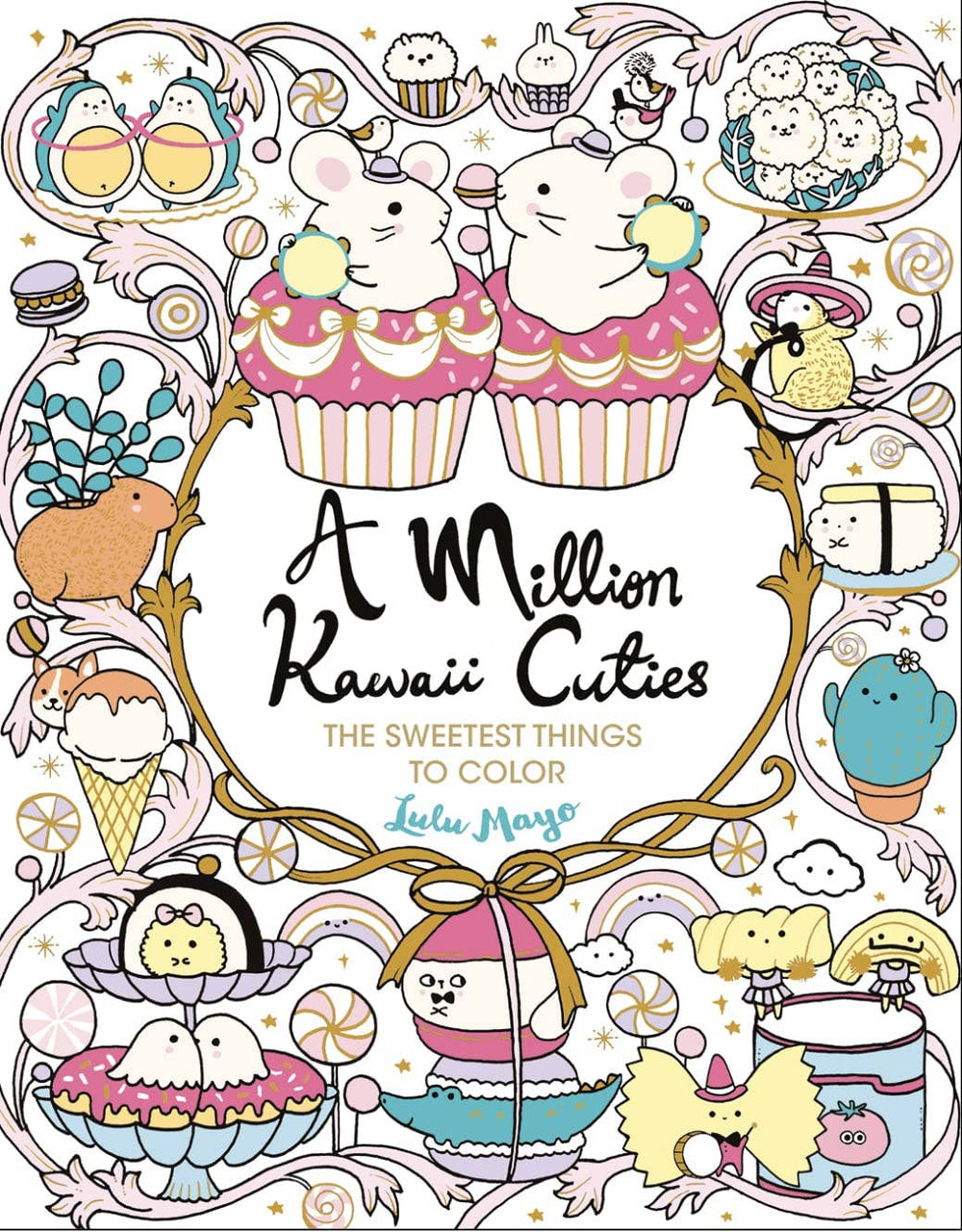 A Million Kawaii Cuties Coloring Book