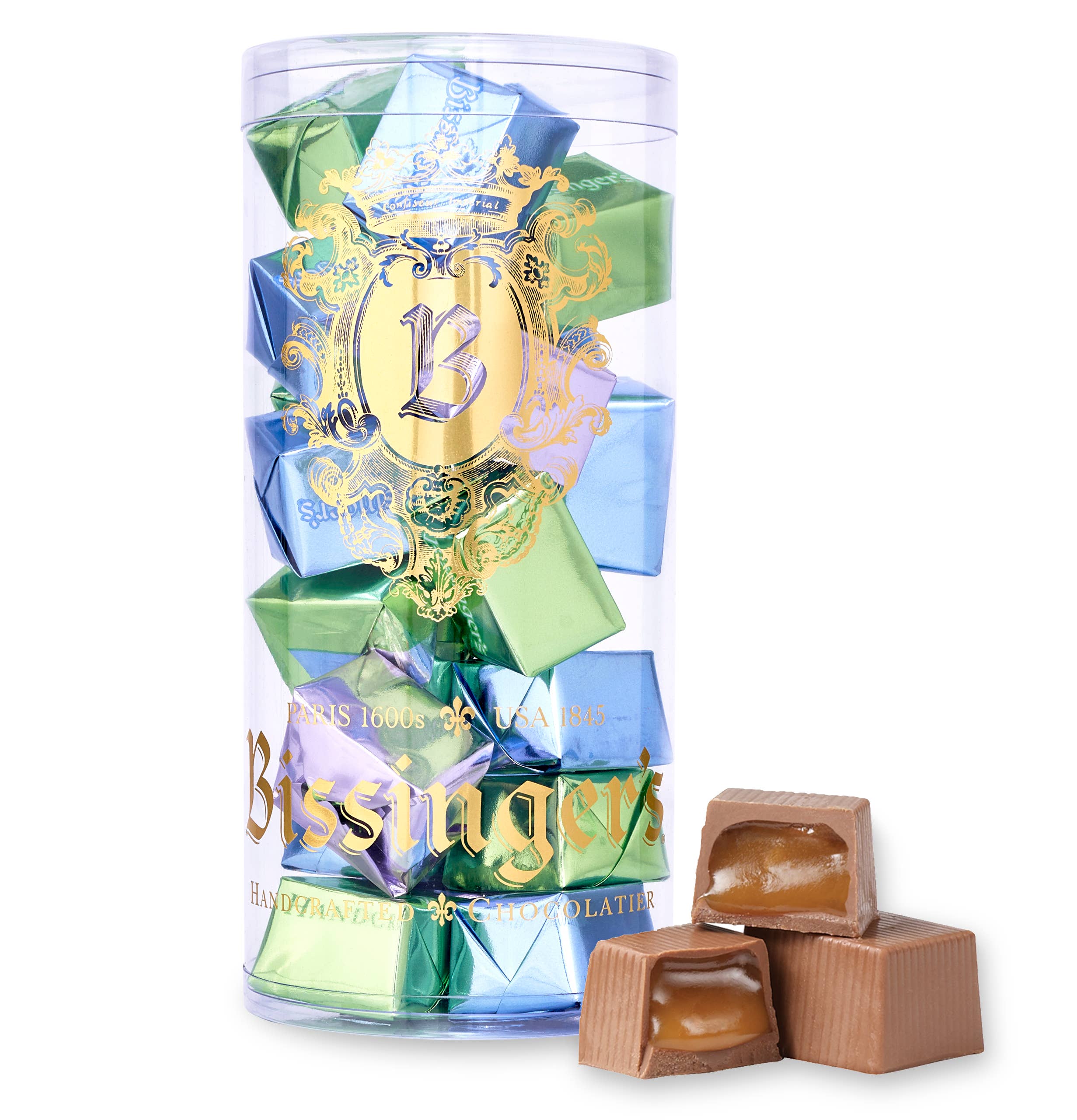 Bissinger's Milk Caramel Filled Spring Presents Tube