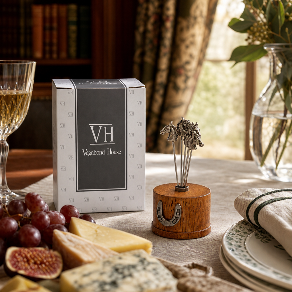 Equestrian Cheese Pick Set
