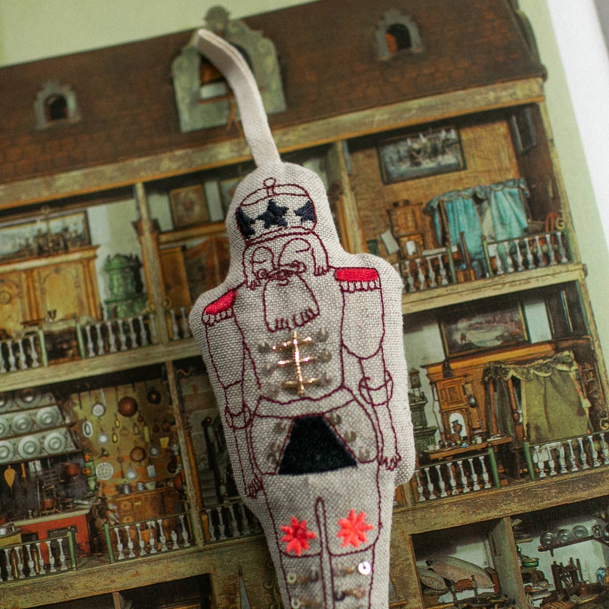 The Nutcracker, Cotton & Lavender filled Ornament, Token