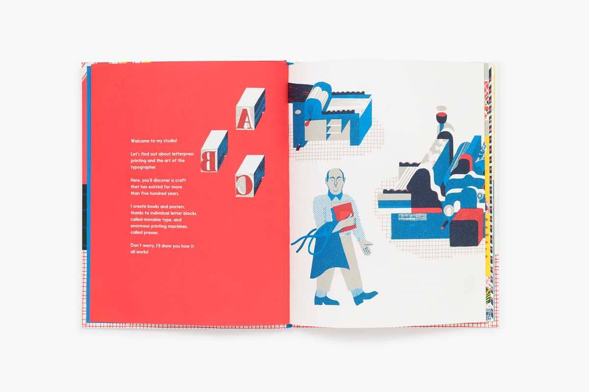 Meet the Typographer by Gaby Bazin: Hardcover; 40 pages / English