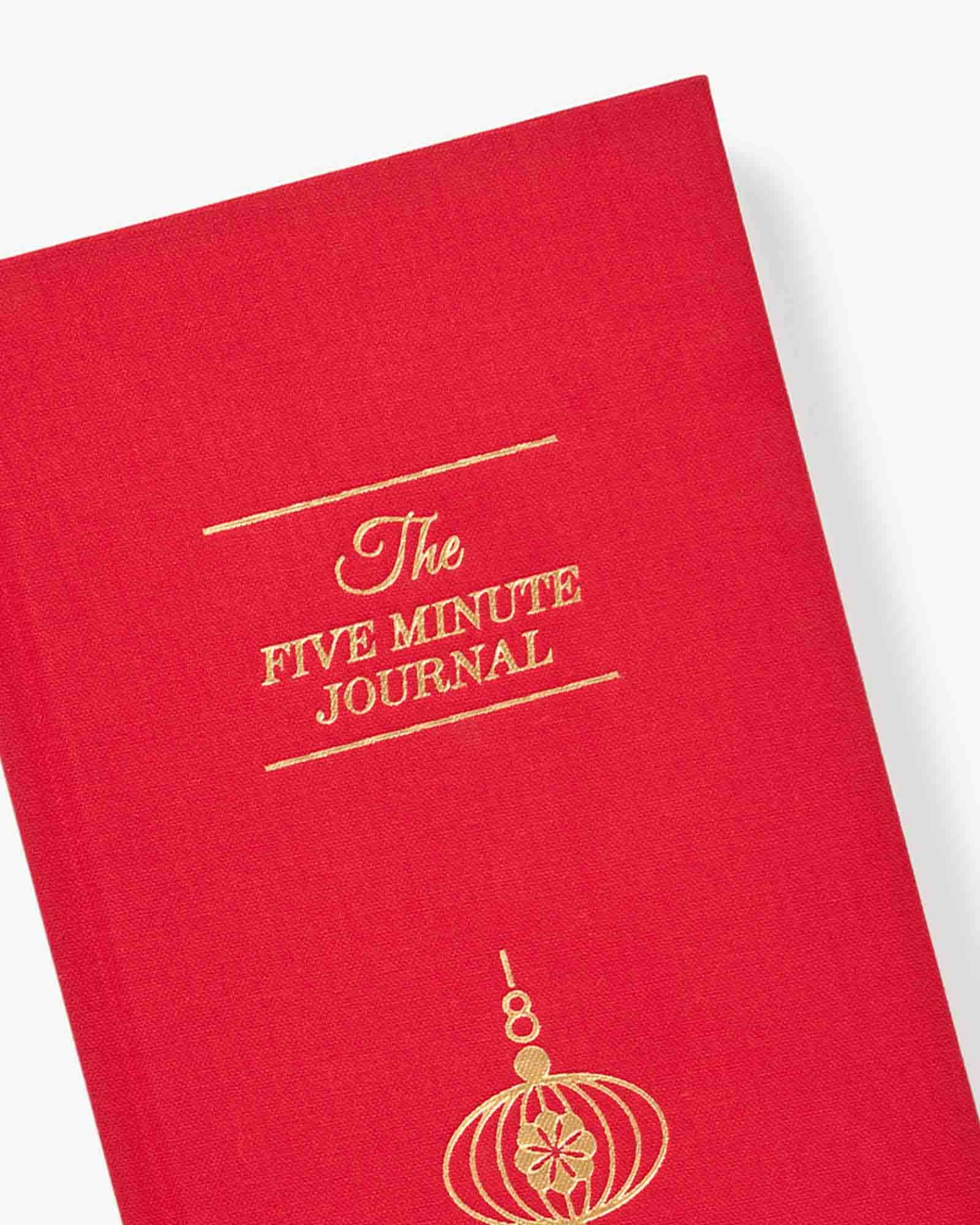 The Five Minute Journal Lunar Red