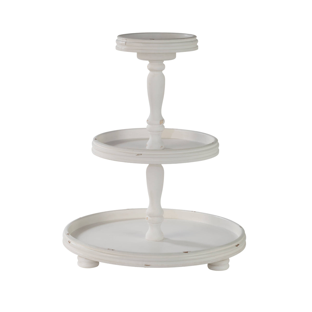 Three Tier Wooden Display Stands: Natural