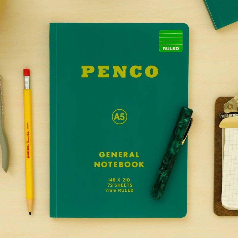 Soft PP Notebook Ruled / A5: Navy