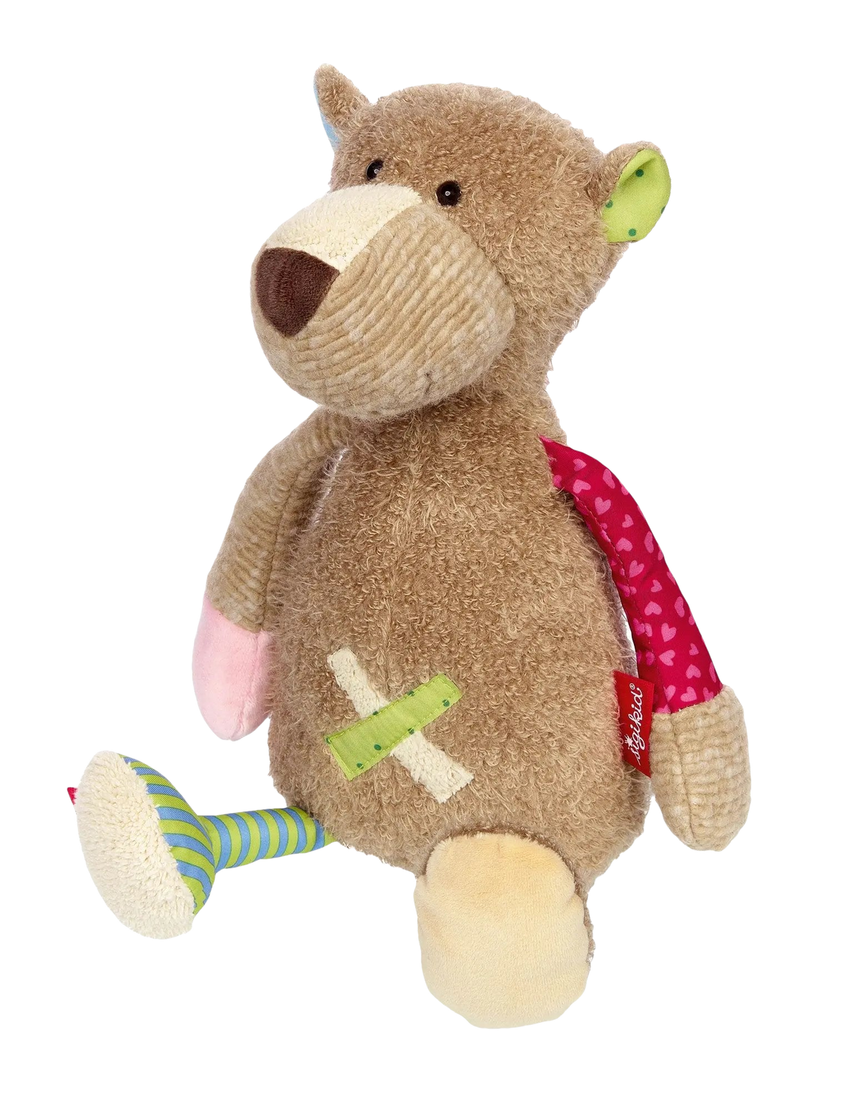 Patchwork Bear Plush Toy