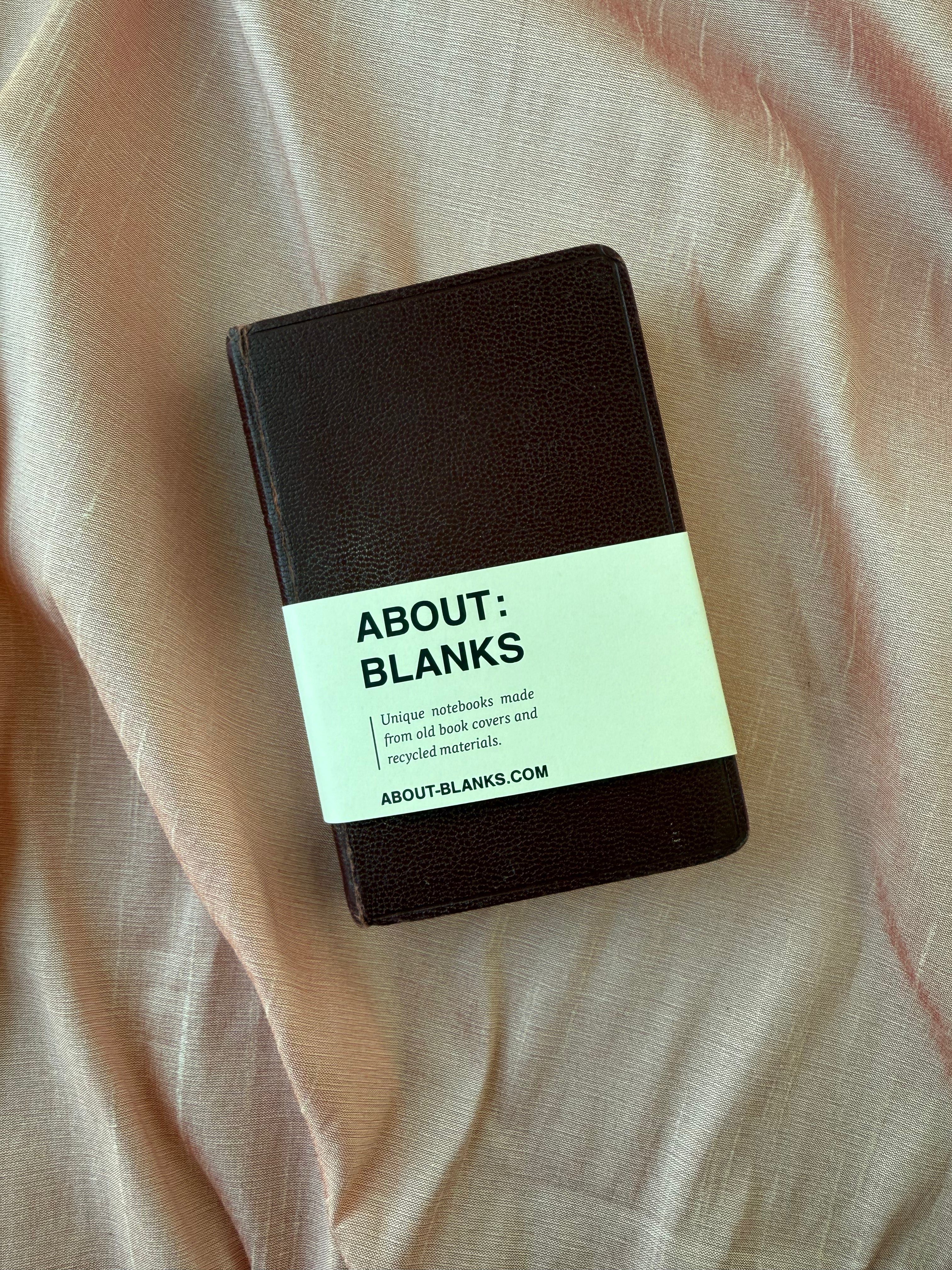 Vintage About Blanks Notebook: brown