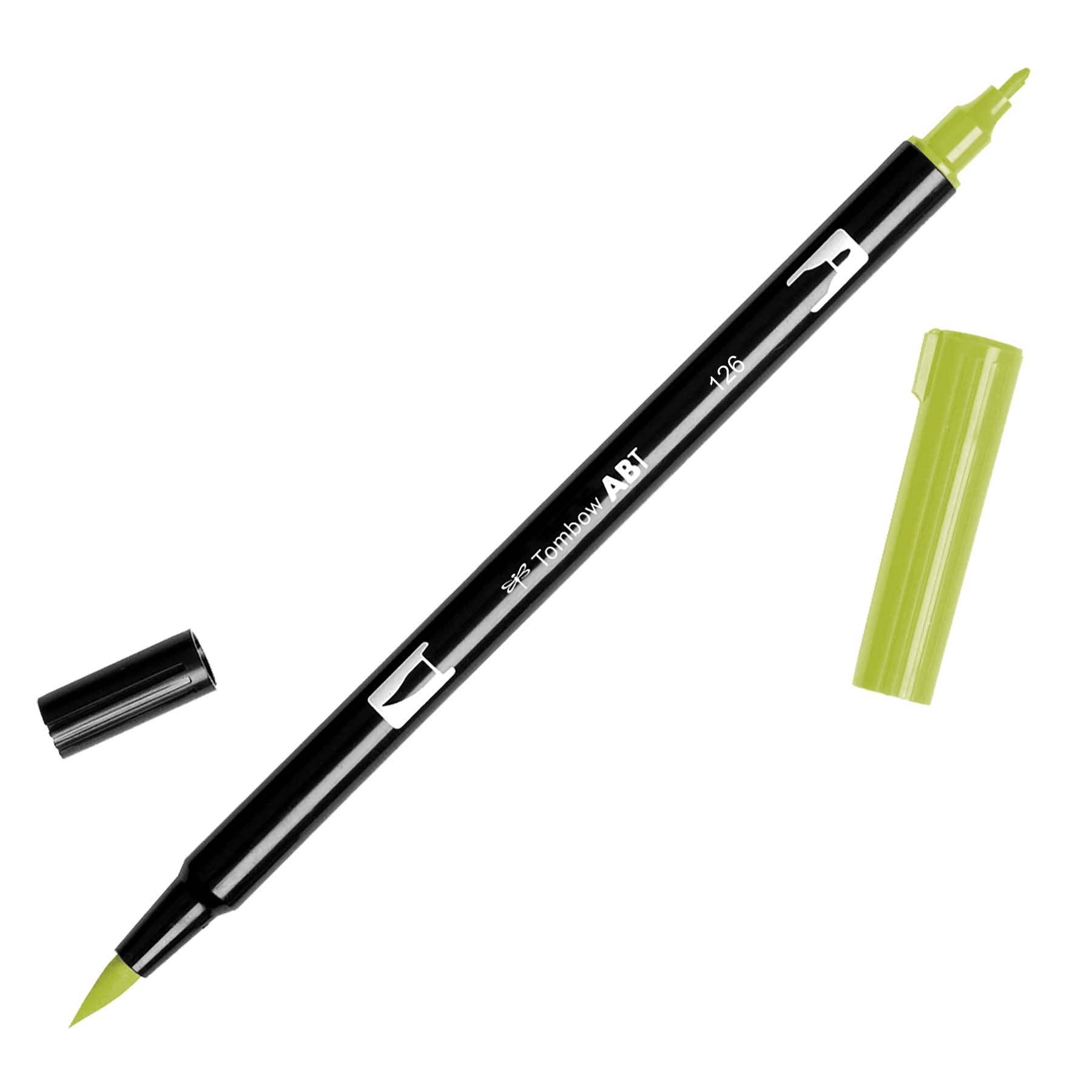 Dual Brush Pen Art Markers - Open Stock: 076 Green Ochre - SKU# 56509