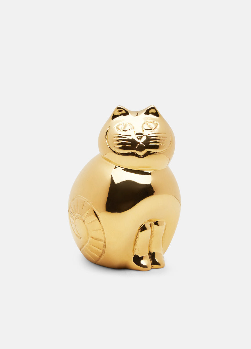 Skultuna x Lisa Larson - Cat - Brass