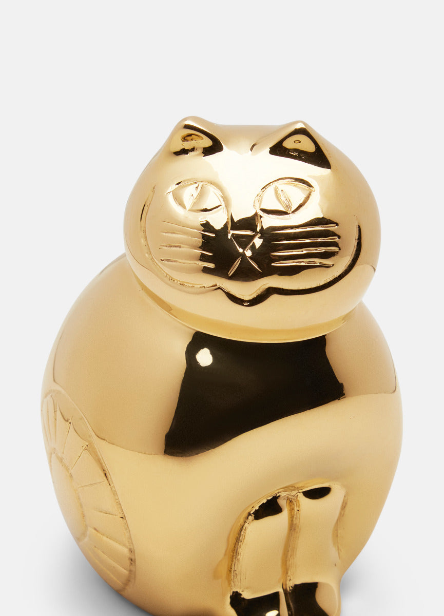 Skultuna x Lisa Larson - Cat - Brass