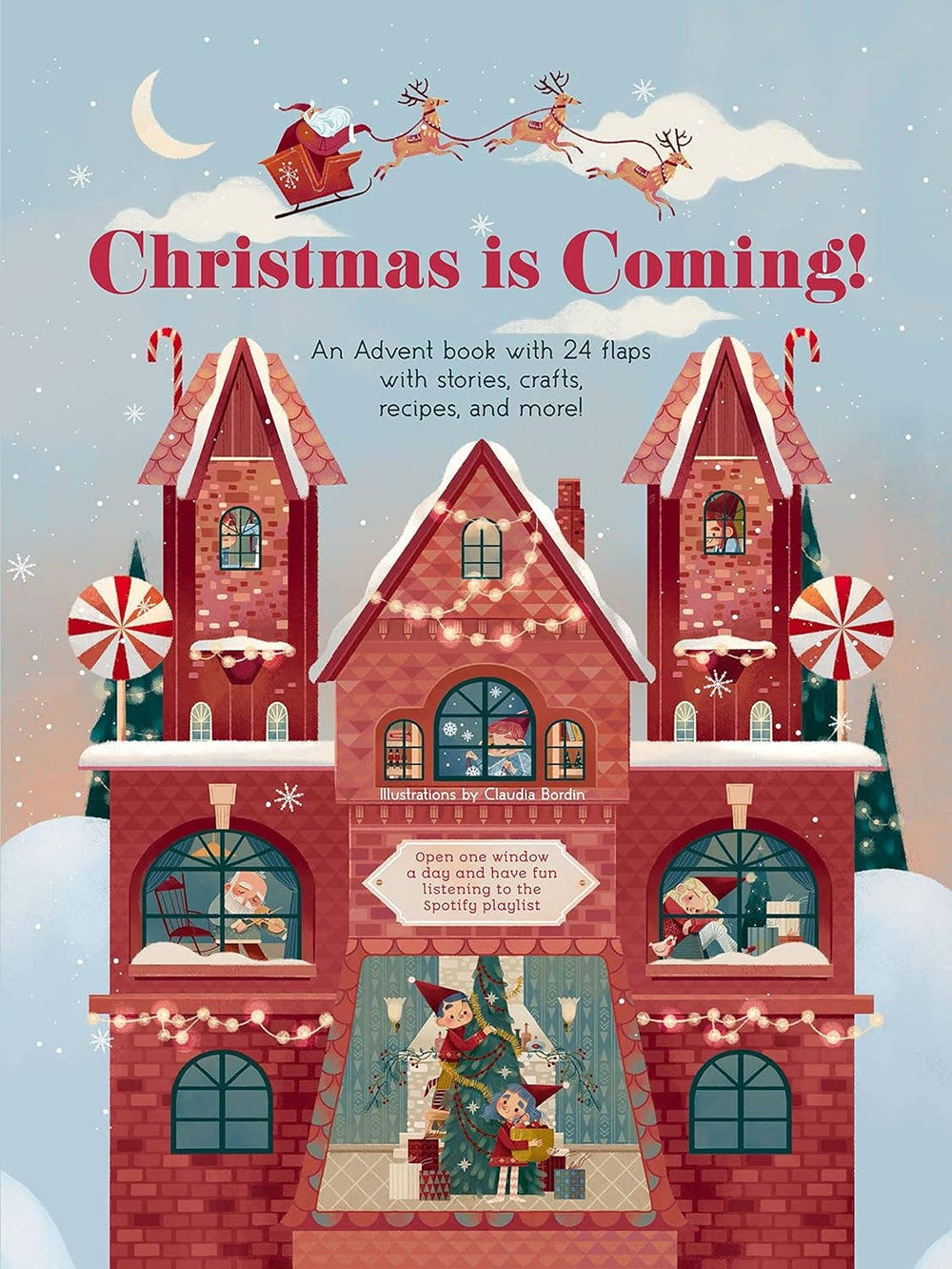 Christmas Is Coming! Advent Calendar Book w/ Crafts, Recipes