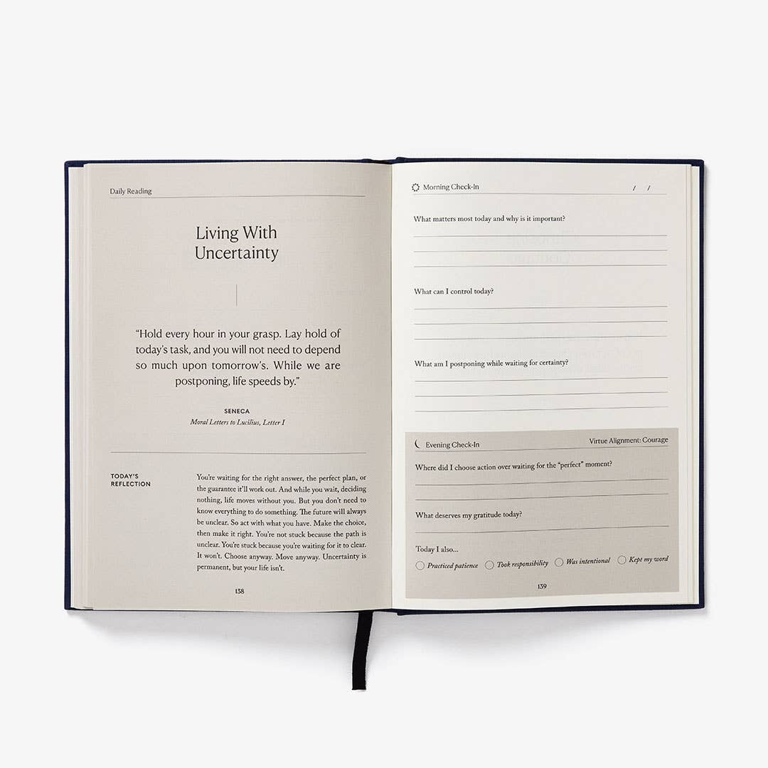 The Stoic Journal | 2-in-1 Philosophy Book & Journal