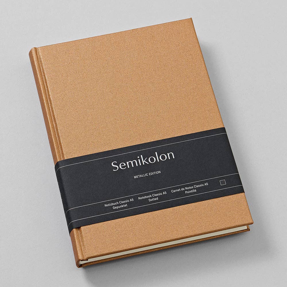 Notebook Classic (A5), Metallic Edition: Urban Bronze