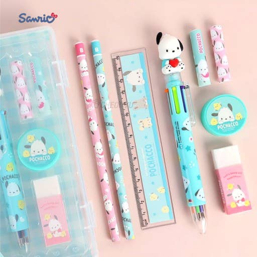 Sanrio Hello Kitty Pencil, Pen School Office Stationery Set : Hello Kitty