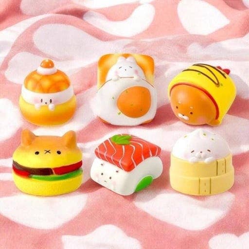 Squeeze the cuteness!  Yum Yum Bread Random Squishy Box