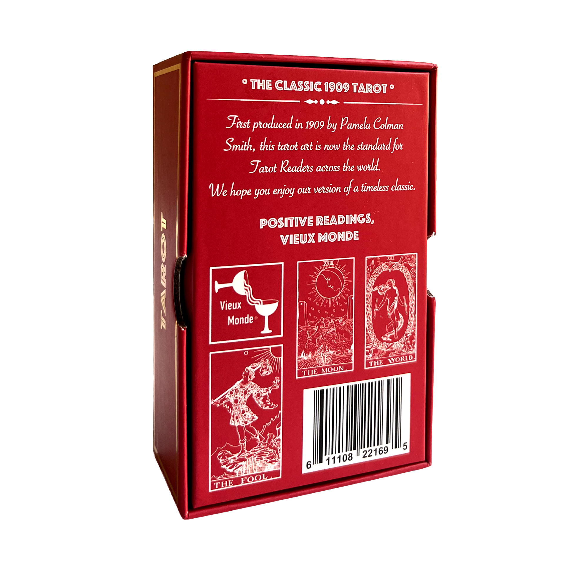 Scarlet Tarot Deck & Guide | Classic Design and Gold Foil