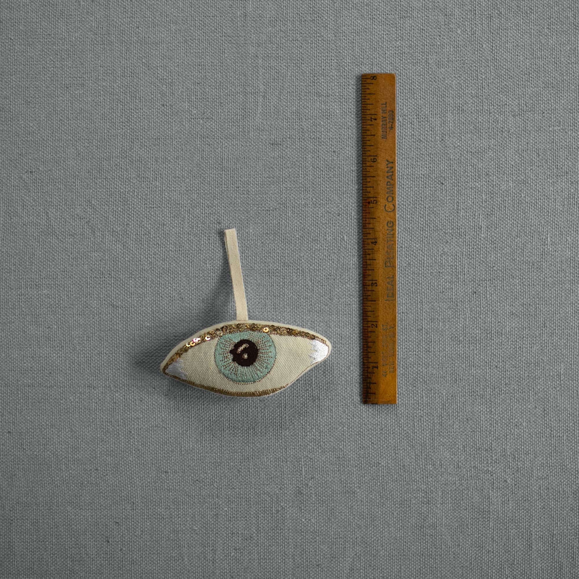 Evil Eye, Cotton & Lavender stuffed Ornament, Token