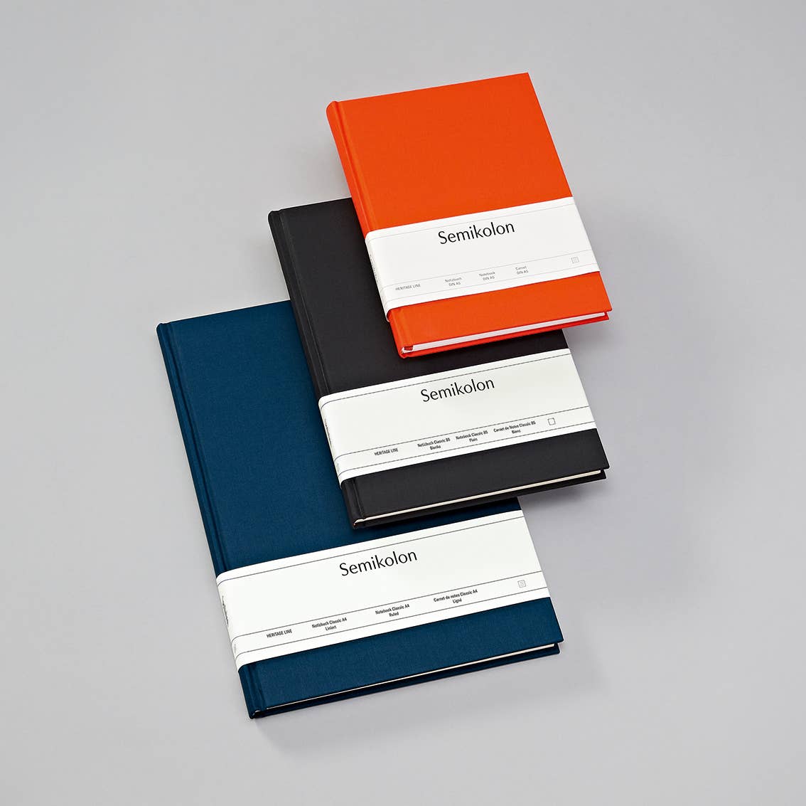 Heritage Line - Notebook Classic: Ruled / A4 / Orange