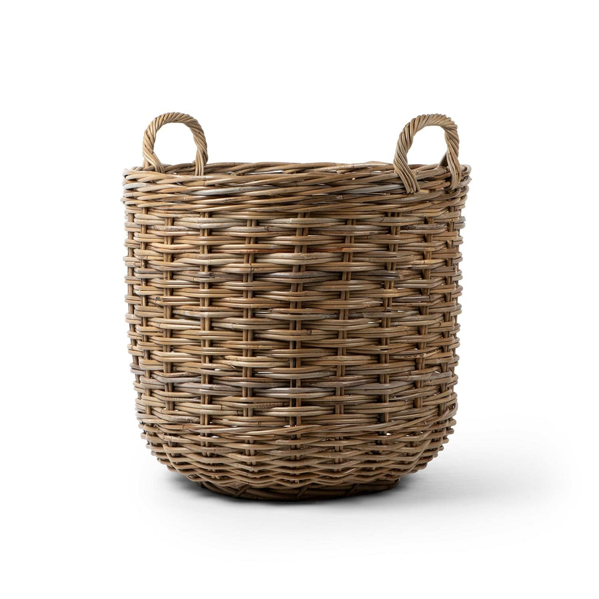 Rattan Round Basket: XLarge - 21" H