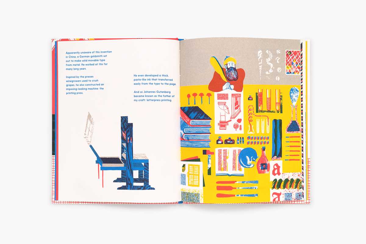 Meet the Typographer by Gaby Bazin: Hardcover; 40 pages / English