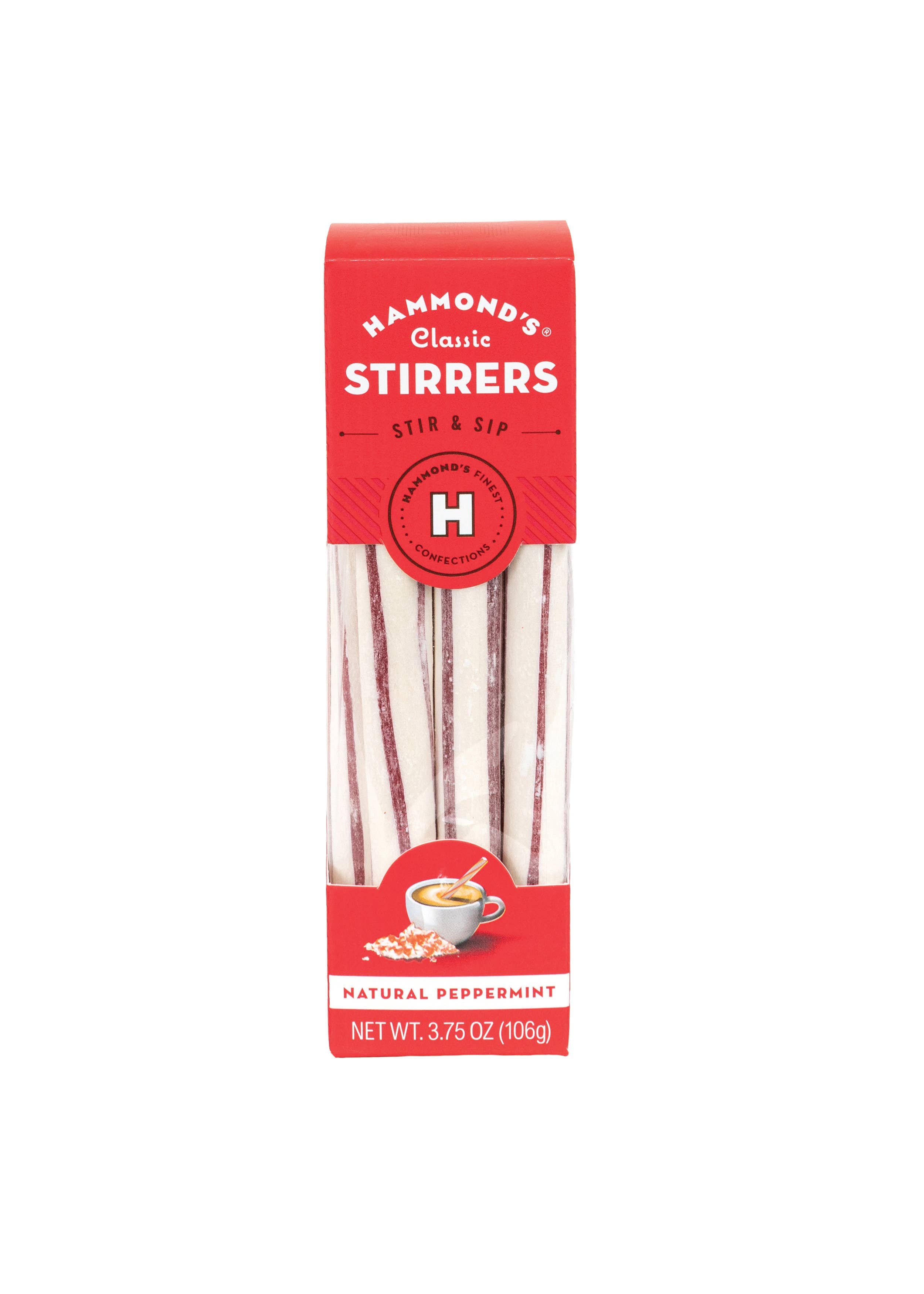 Natural Peppermint Cocoa Stirrers