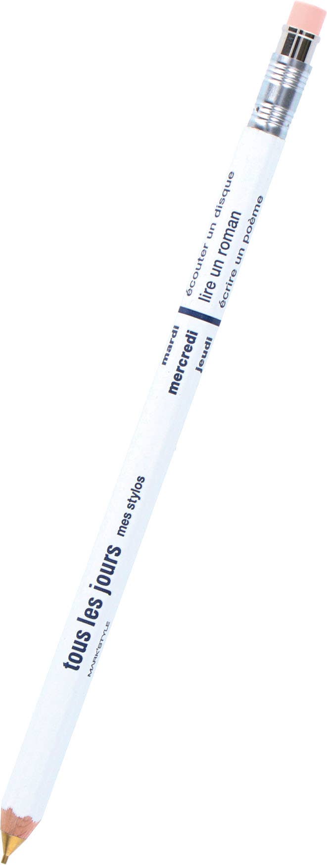 Light Mint Mechanical Pencil with Eraser tous les jours / MARK'STYLE