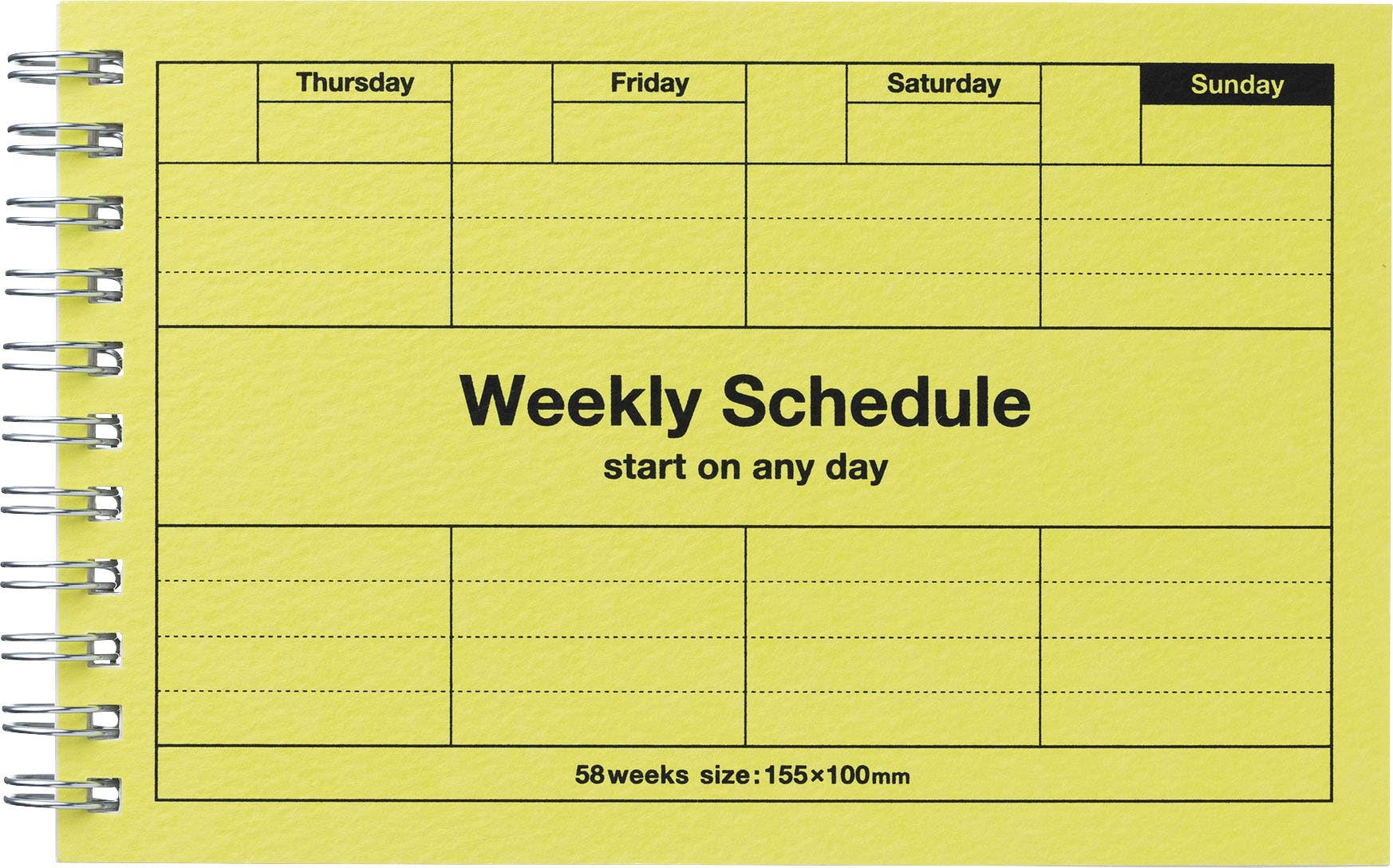 Dayfree Weekly Schedule: Neo Citron