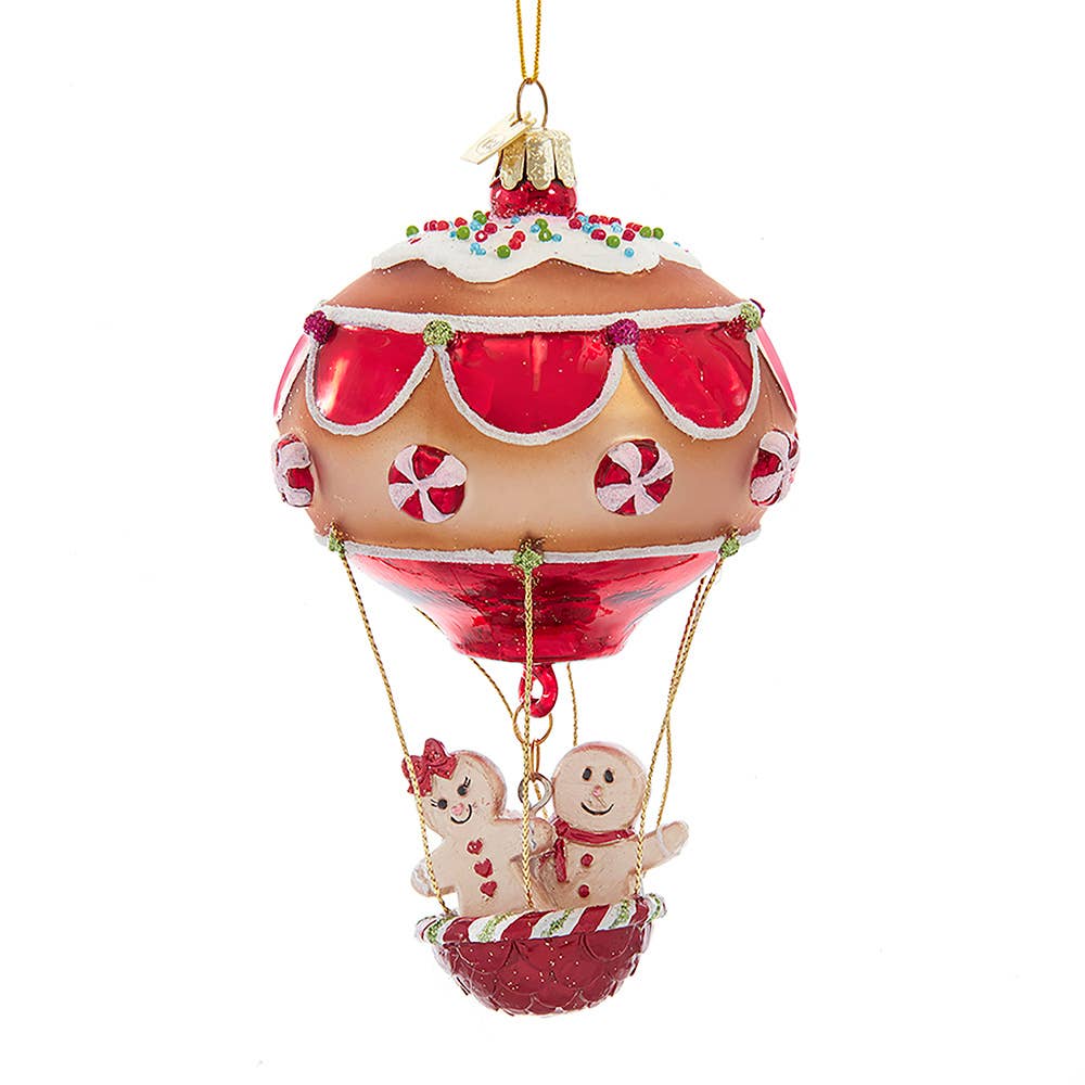 4.75"NBL GEM GNGRBD HOT AIR BALLOON